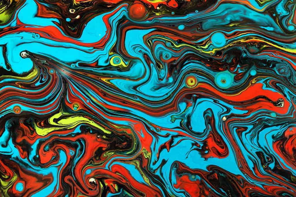 marbling effect