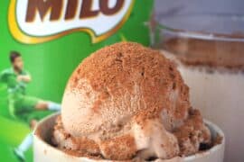 milo and ice cream