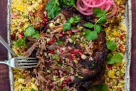 moroccan leg of lamb slow cooked