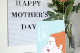 mother's day card idea