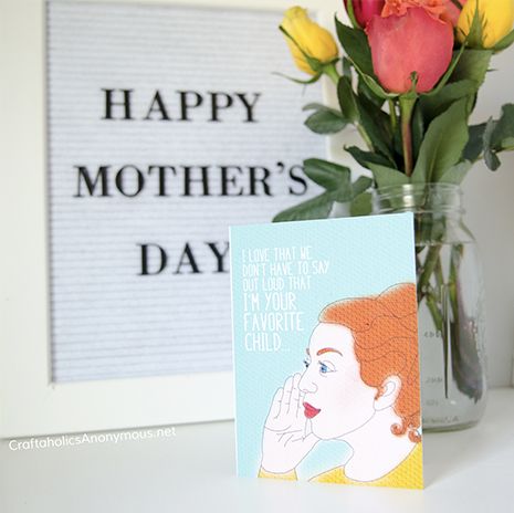 mother's day card idea