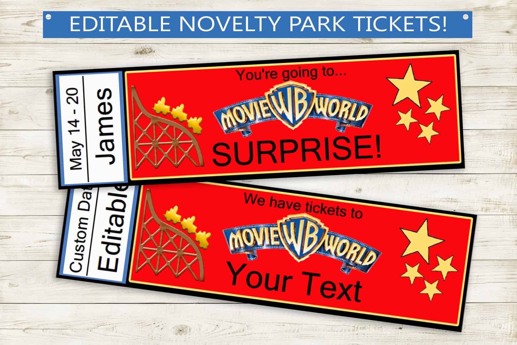 movie world ticket