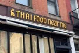 nearest thai restaurant to me