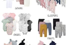 newborn clothes list