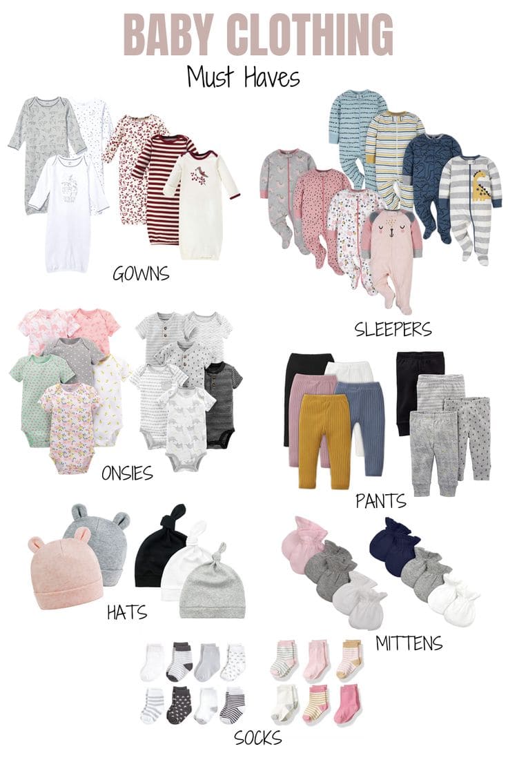 newborn clothes list