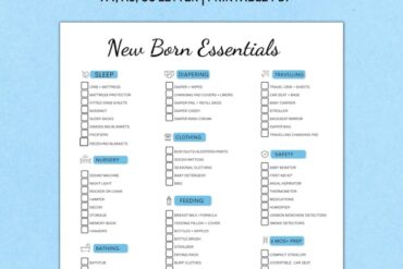 newborn essentials checklist