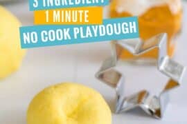 no cook homemade playdough