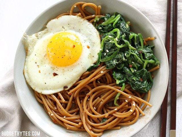 noodles with egg