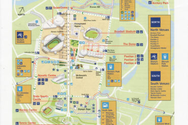 olympic park sydney map sydney