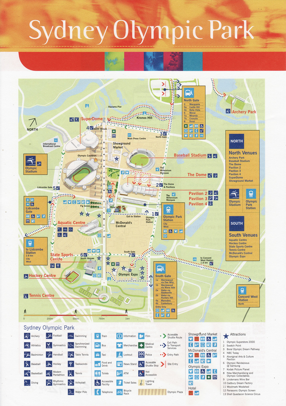 olympic park sydney map sydney