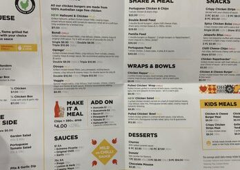 oporto menu