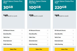 optus mobile prepaid plans