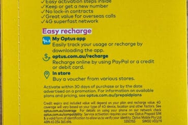 optus recharge prepaid online