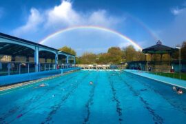 outdoor swimming pool