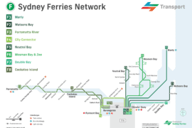 parramatta ferry map sydney