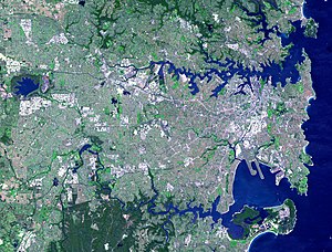 parramatta river map sydney