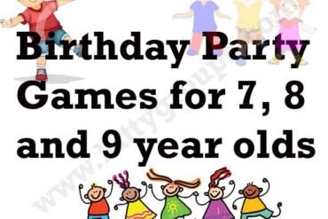 party games for 7 year olds indoors