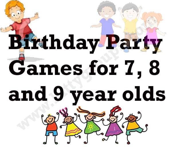 party games for 7 year olds indoors