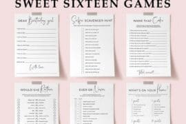 party games sweet 16