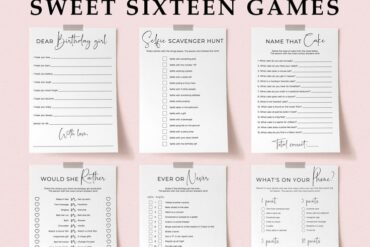 party games sweet 16