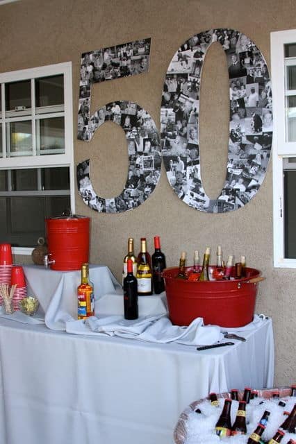 party ideas for man's 50th birthday