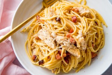 pasta carbonara chicken