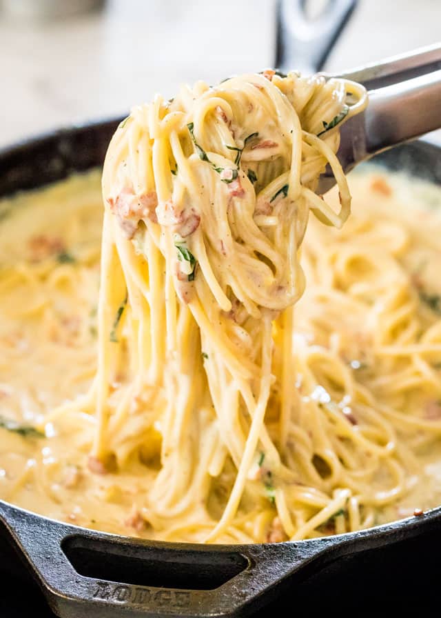 pasta carbonara creamy recipe