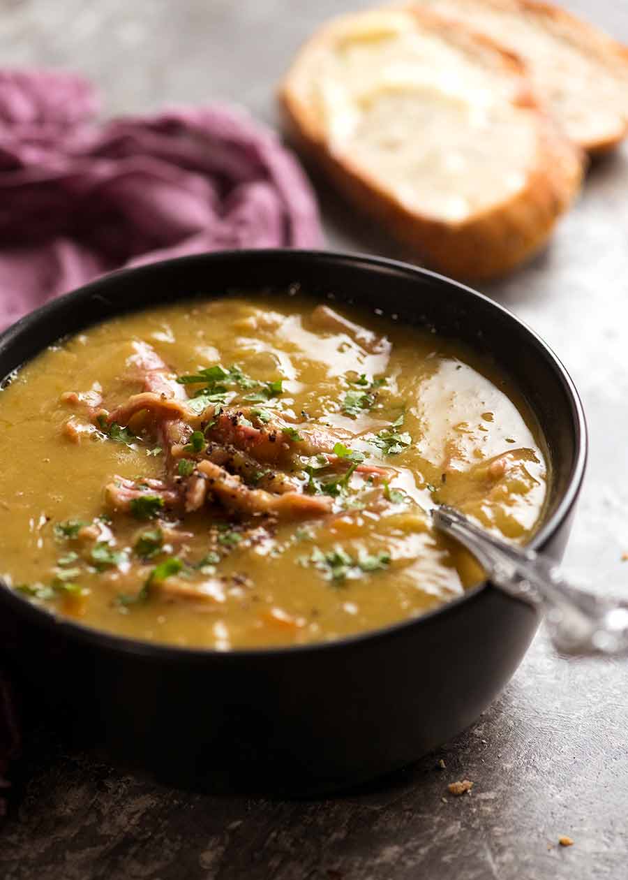 pea and ham soup slow cooker