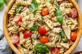 pesto pasta chicken salad