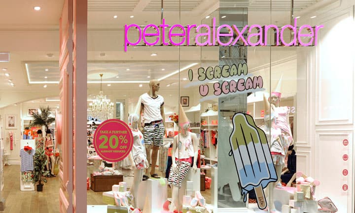 peter alexander outlet