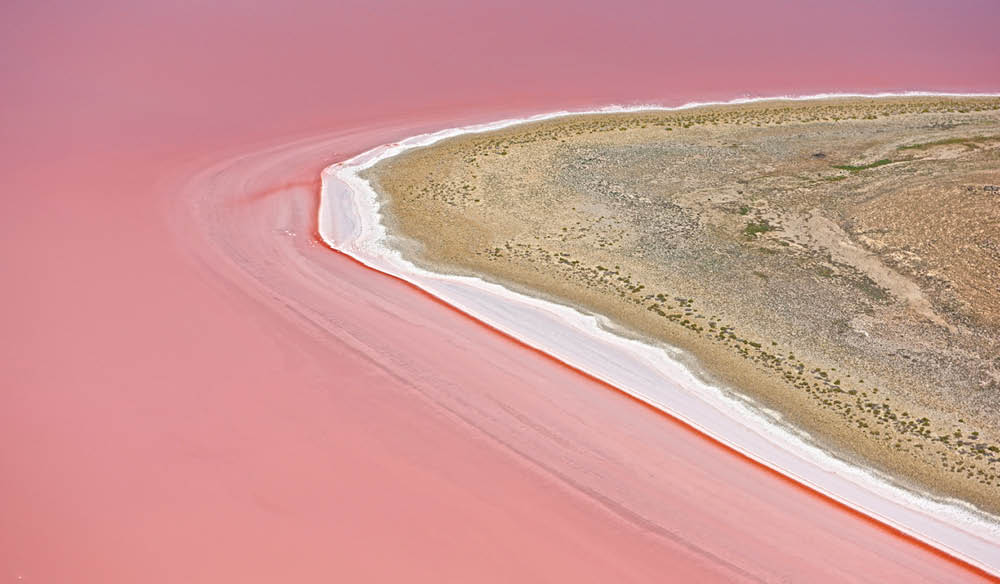 pink lake in adelaide