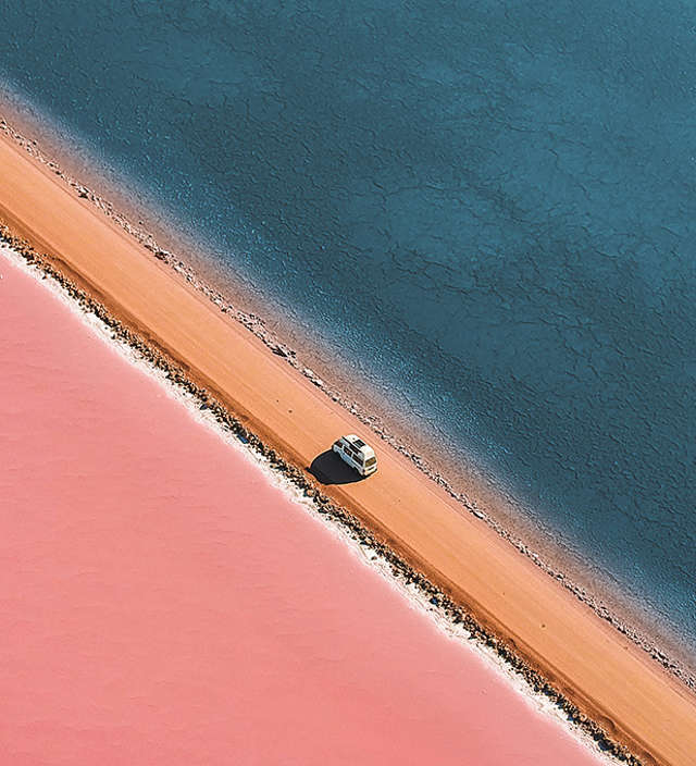 pink lake sa