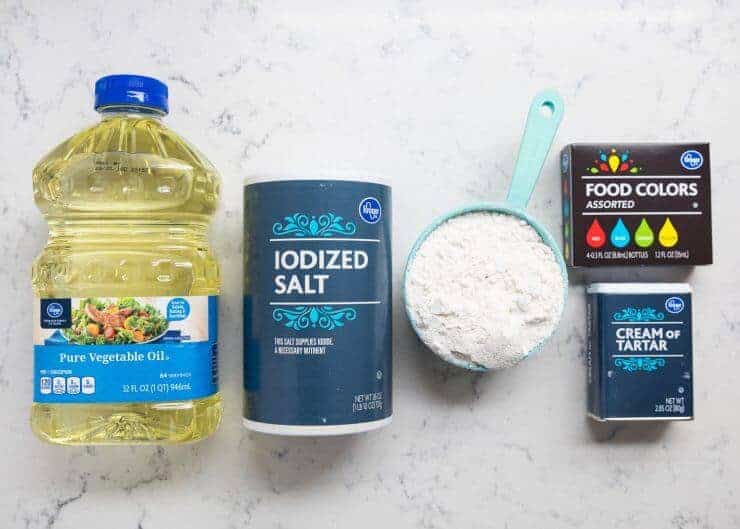 play dough ingredients