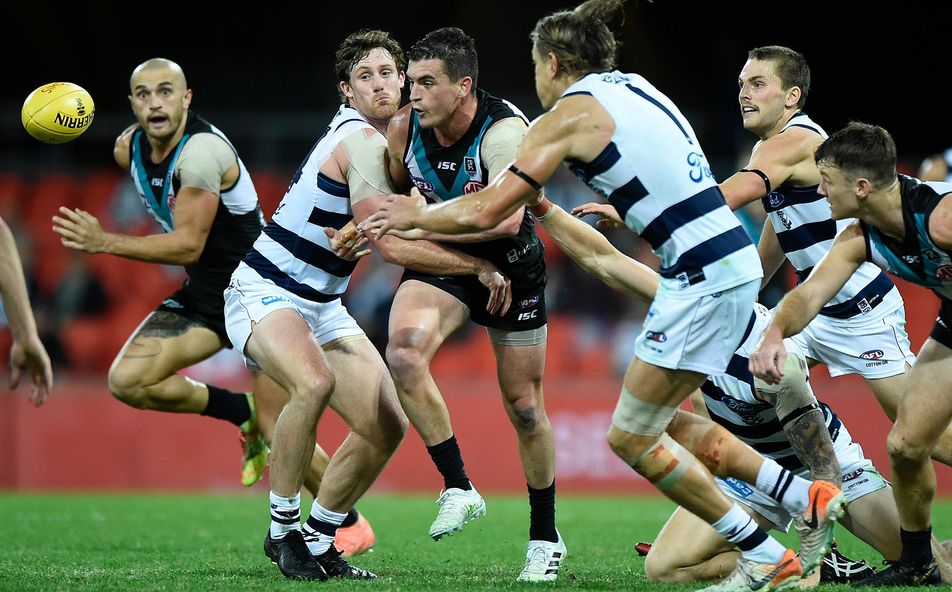 port adelaide vs geelong