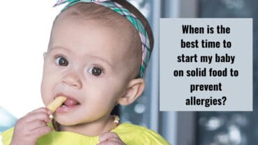 pros and cons of starting solids at 4 months