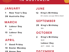 public holidays in queensland australia