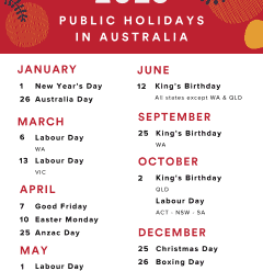 public holidays qld australia