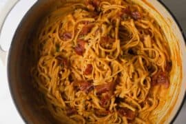 pumpkin bacon pasta