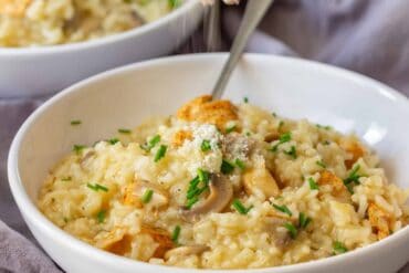 pumpkin risotto with chicken