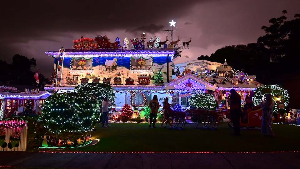 quakers hill christmas lights sydney