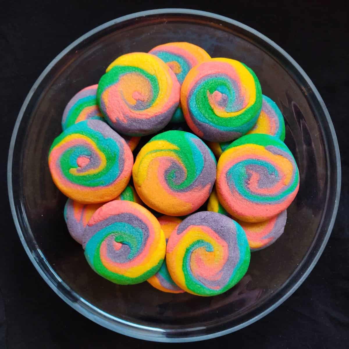 rainbow biscuits