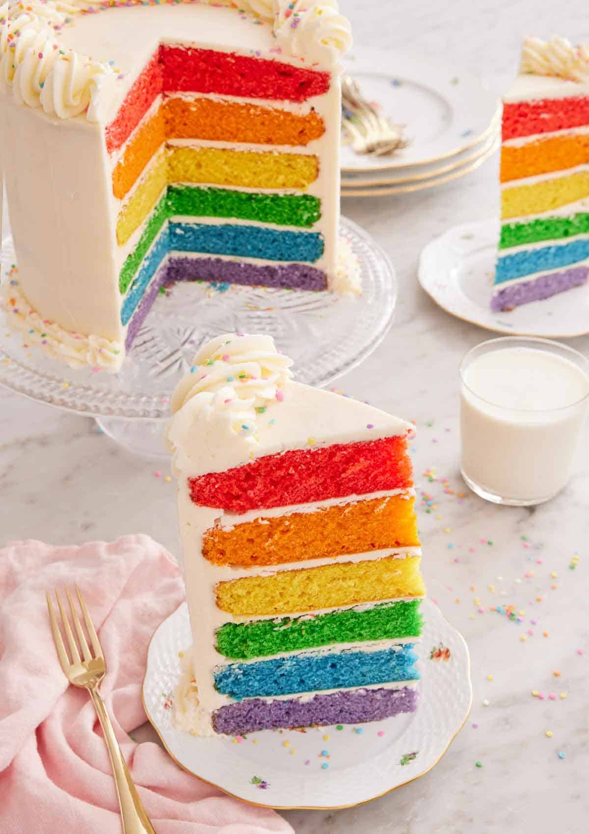 rainbow cake