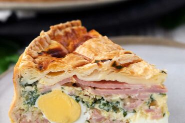 recipe for bacon and egg pie