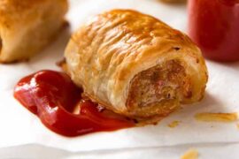 recipe for sausage rolls