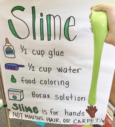 recipe how to make slime