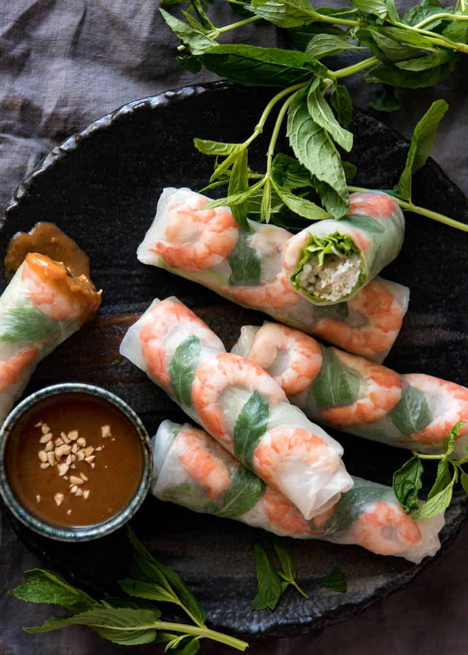 recipe rice paper rolls