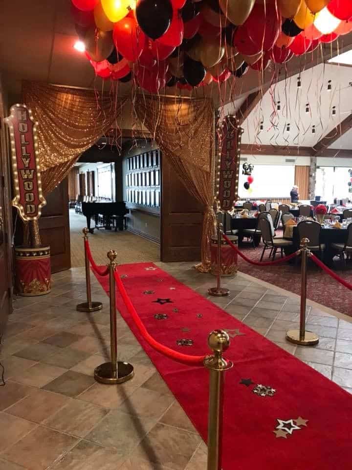 red carpet theme party