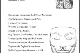 remember remember the fifth of november poem