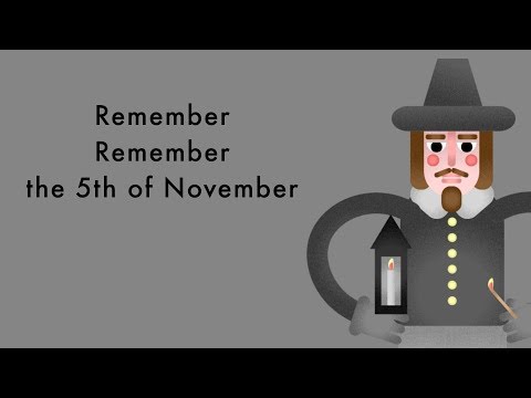 remember the 5th of november poem