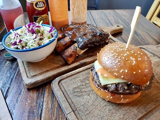 ribs and burgers